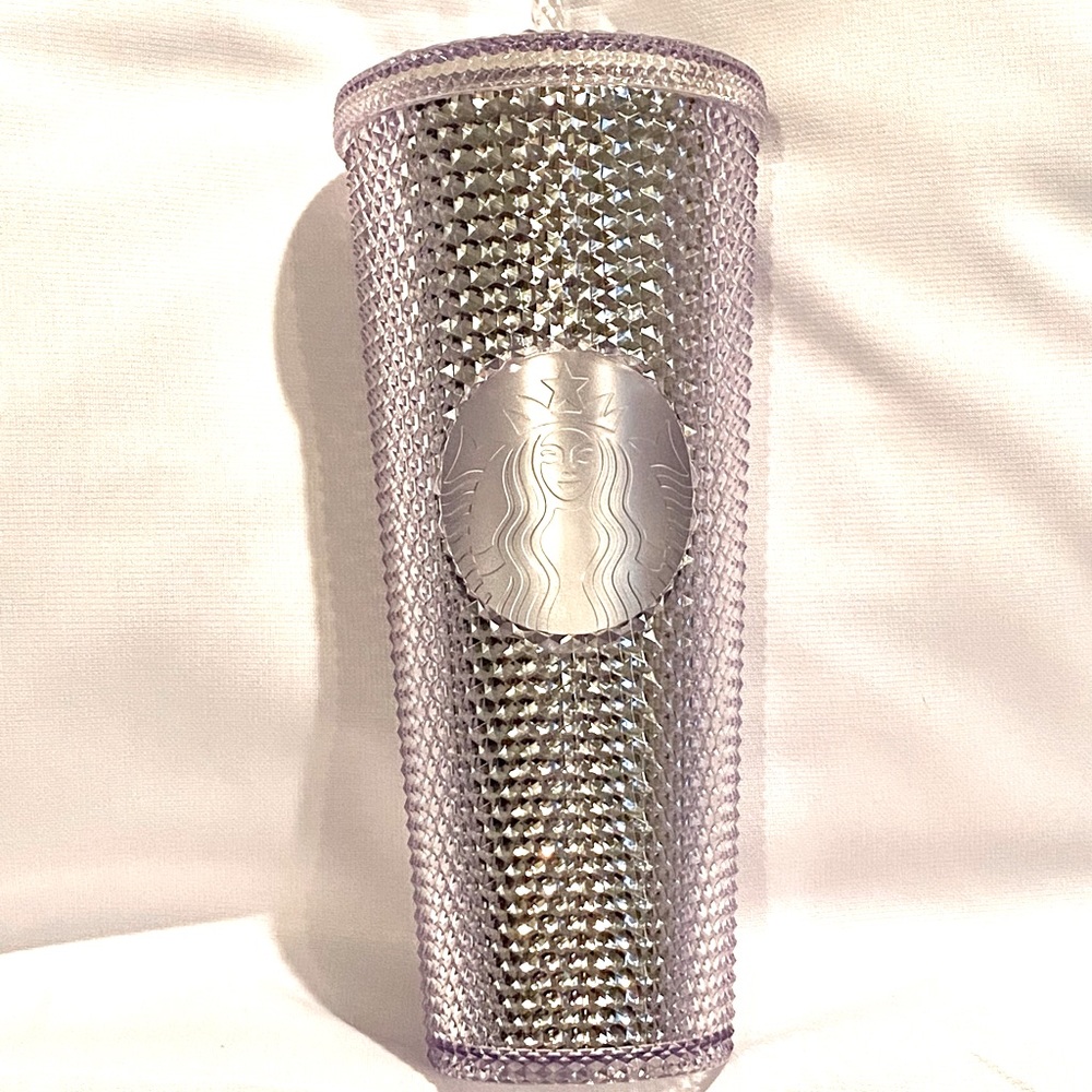 Starbucks 2019 Winter Platinum Studded Cold Cup Tumbler (Venti 24oz)